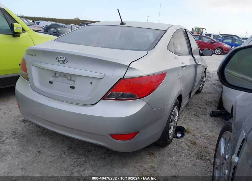 2015 HYUNDAI ACCENT GLS VIN: KMHCT4AE4FU920426