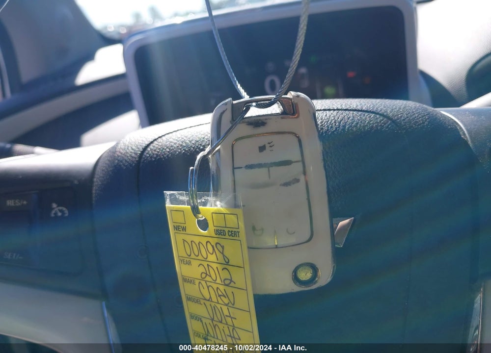 2012 CHEVROLET VOLT VIN: 1G1RD6E44CU103261