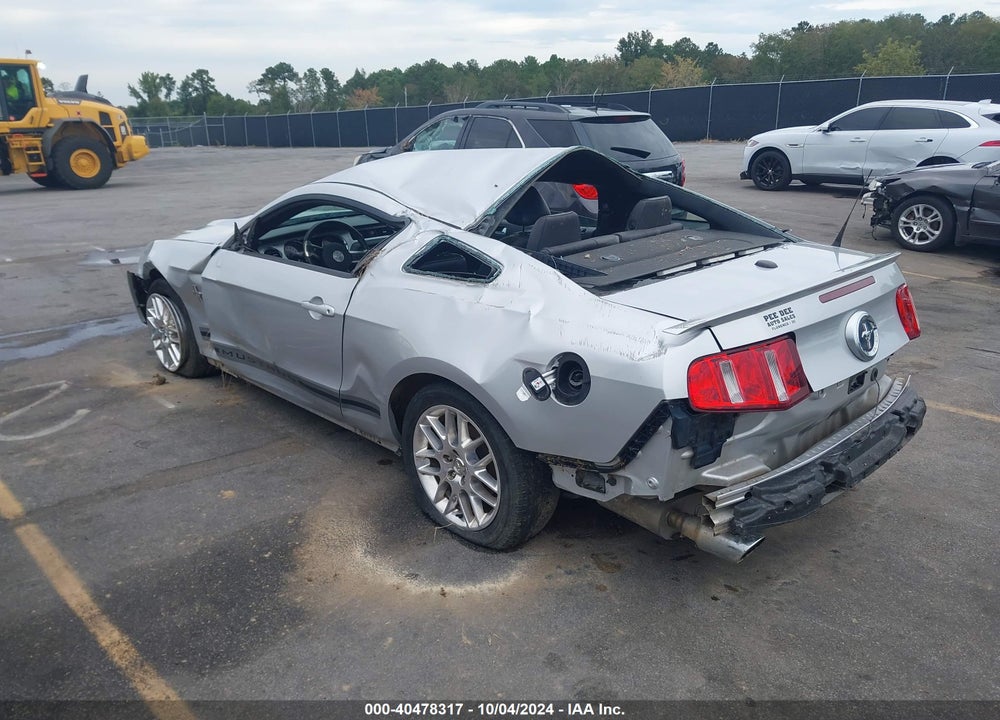 2012 FORD MUSTANG V6 PREMIUM VIN: 1ZVBP8AM8C5226151