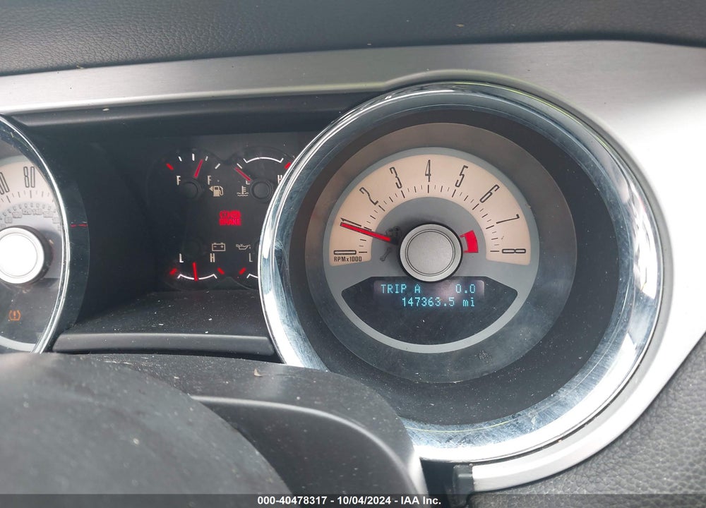 2012 FORD MUSTANG V6 PREMIUM VIN: 1ZVBP8AM8C5226151
