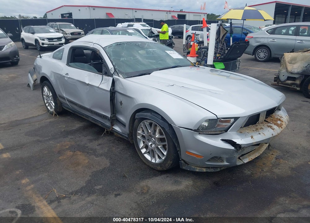 2012 FORD MUSTANG V6 PREMIUM VIN: 1ZVBP8AM8C5226151