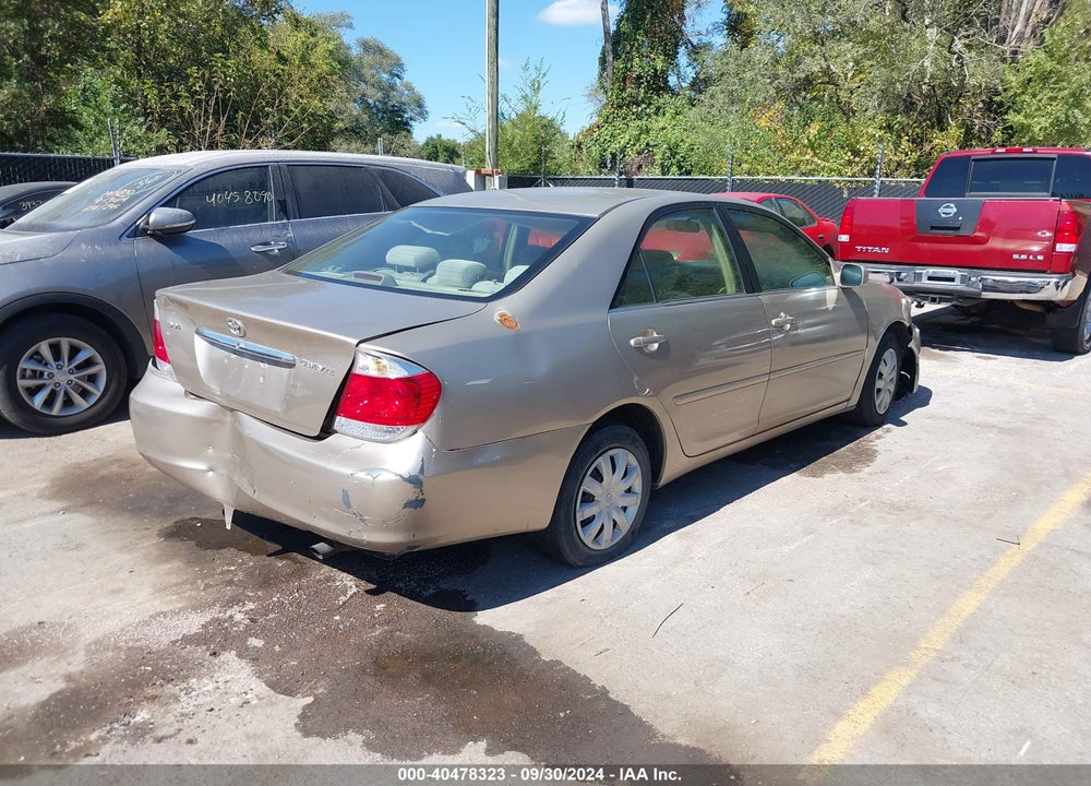 2006 TOYOTA CAMRY LE VIN: 4T1BE32K46U158770