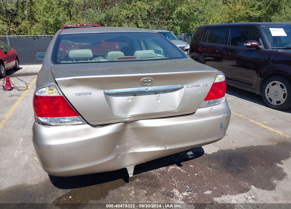 2006 TOYOTA CAMRY LE VIN: 4T1BE32K46U158770