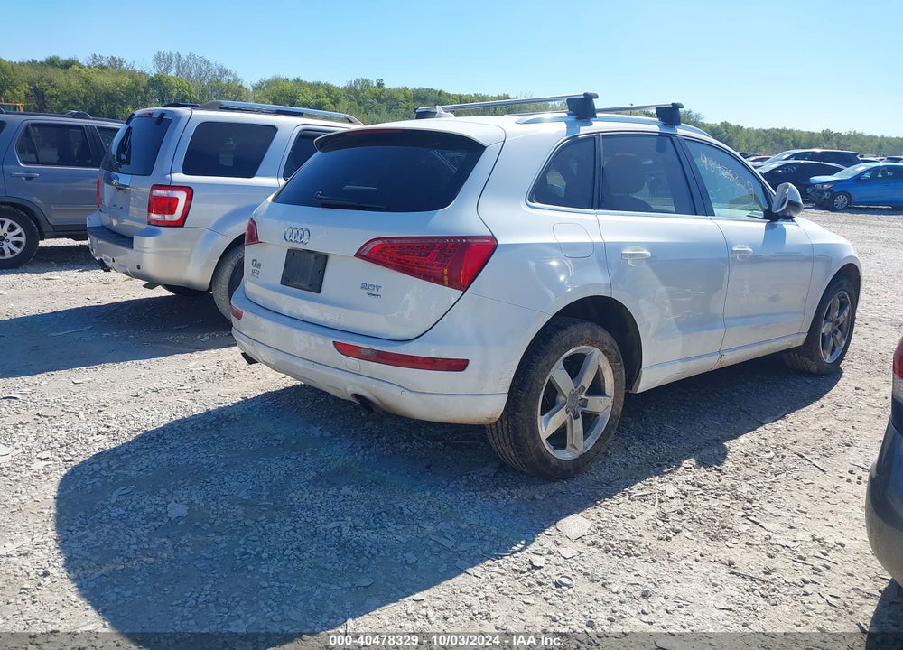 2012 AUDI Q5 2.0T PREMIUM VIN: WA1LFAFP3CA025618
