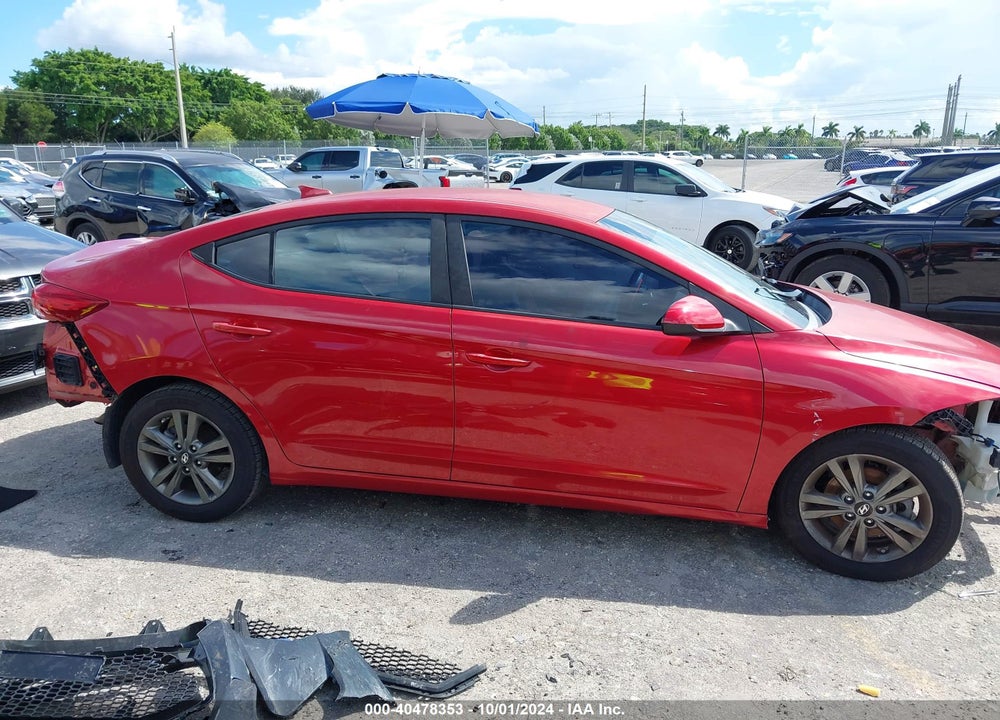 2018 HYUNDAI ELANTRA SEL VIN: 5NPD84LF3JH250516