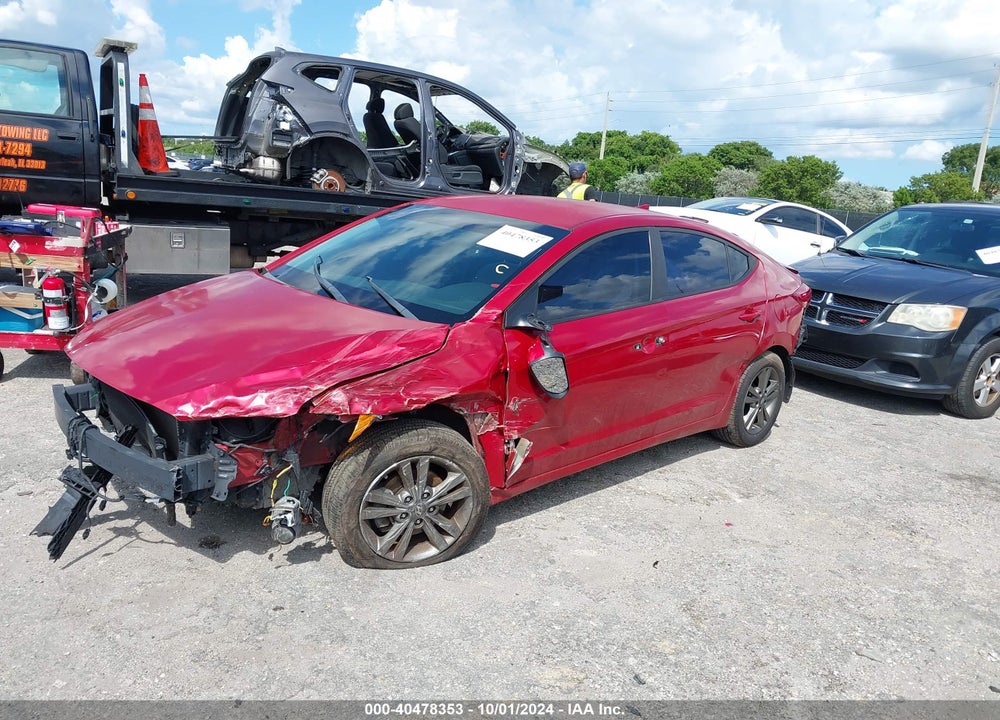 2018 HYUNDAI ELANTRA SEL VIN: 5NPD84LF3JH250516