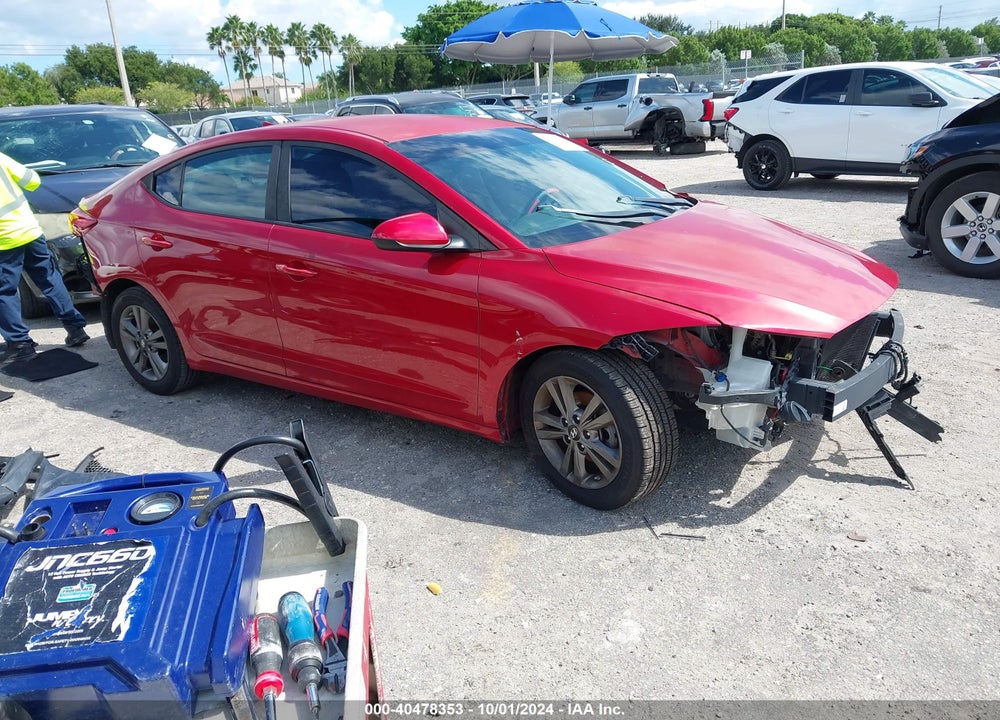 2018 HYUNDAI ELANTRA SEL VIN: 5NPD84LF3JH250516