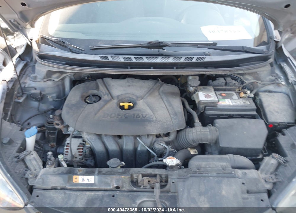 2013 HYUNDAI ELANTRA GLS VIN: 5NPDH4AE7DH375078