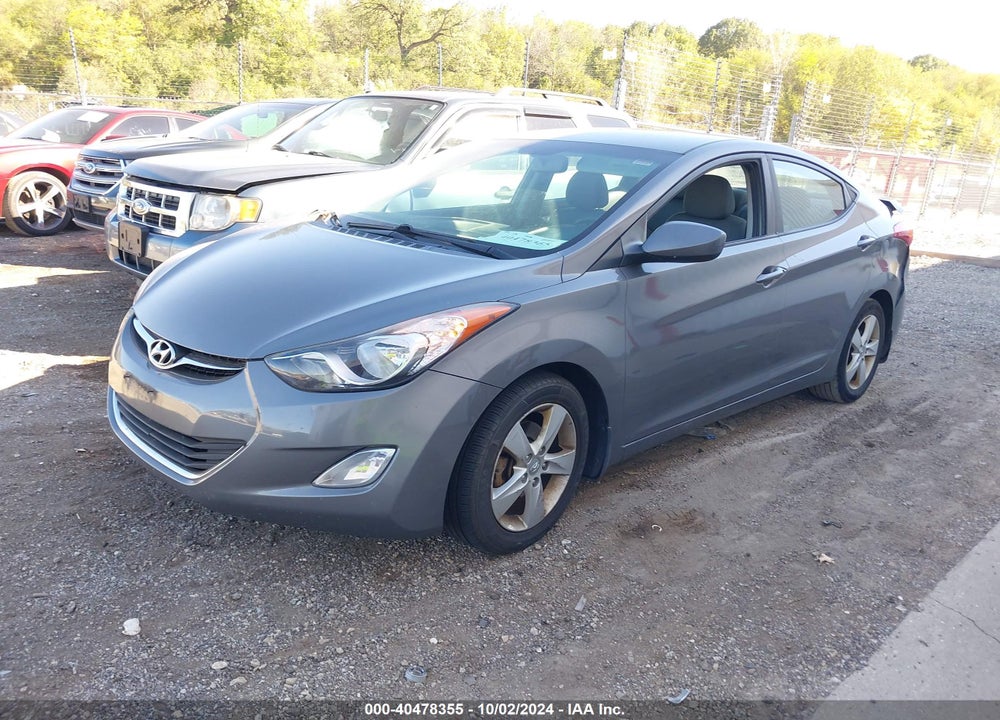 2013 HYUNDAI ELANTRA GLS VIN: 5NPDH4AE7DH375078