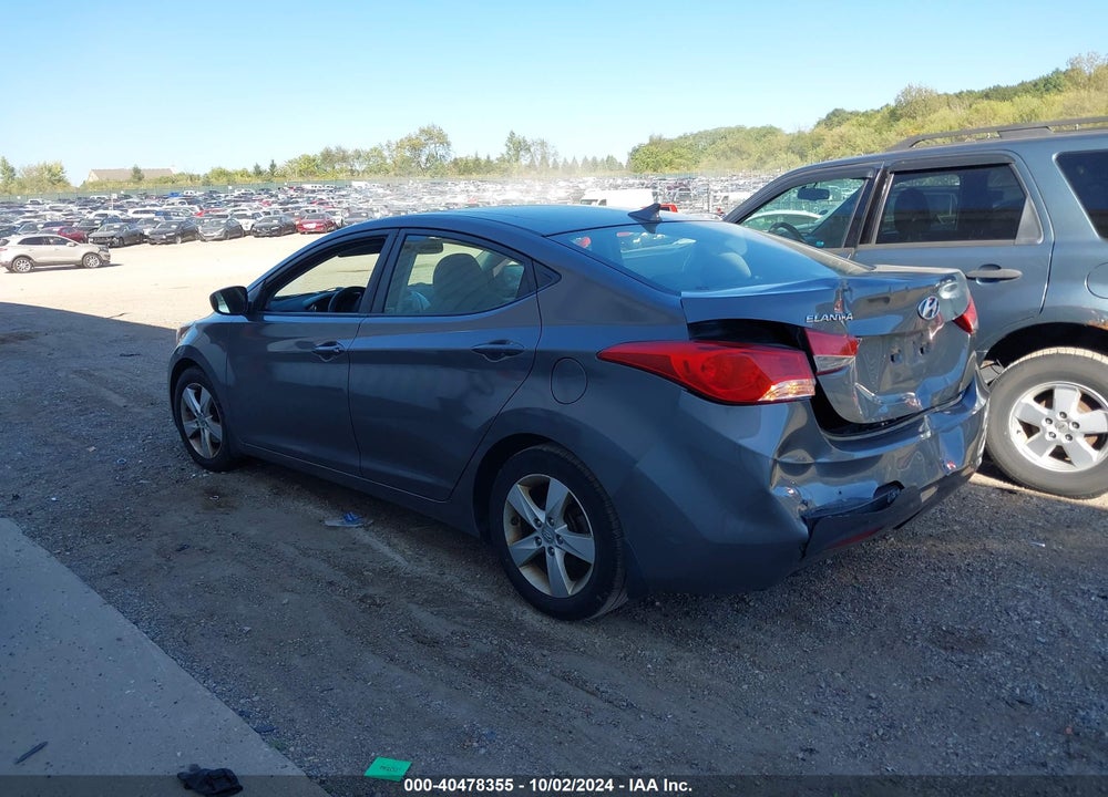 2013 HYUNDAI ELANTRA GLS VIN: 5NPDH4AE7DH375078