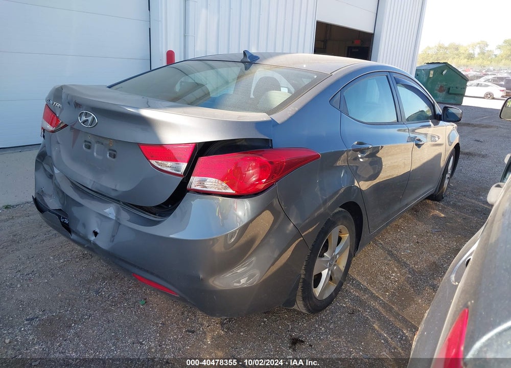 2013 HYUNDAI ELANTRA GLS VIN: 5NPDH4AE7DH375078