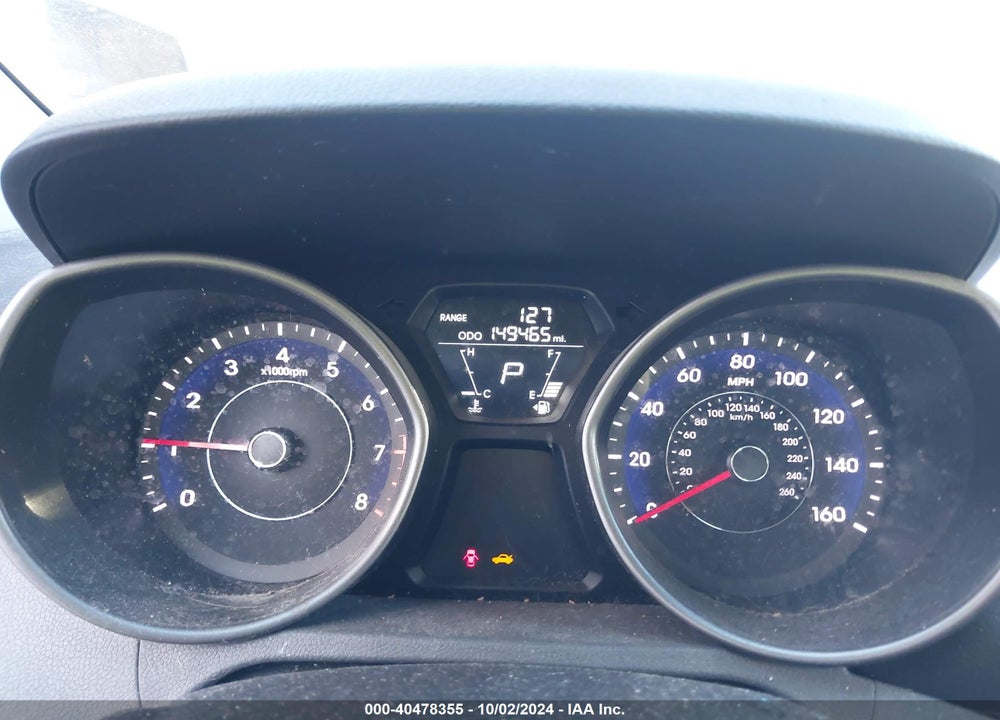 2013 HYUNDAI ELANTRA GLS VIN: 5NPDH4AE7DH375078