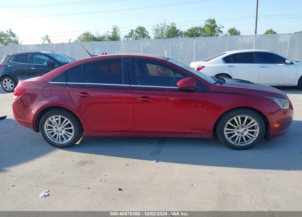 2013 CHEVROLET CRUZE ECO MANUAL VIN: 1G1PJ5SB4D7201333