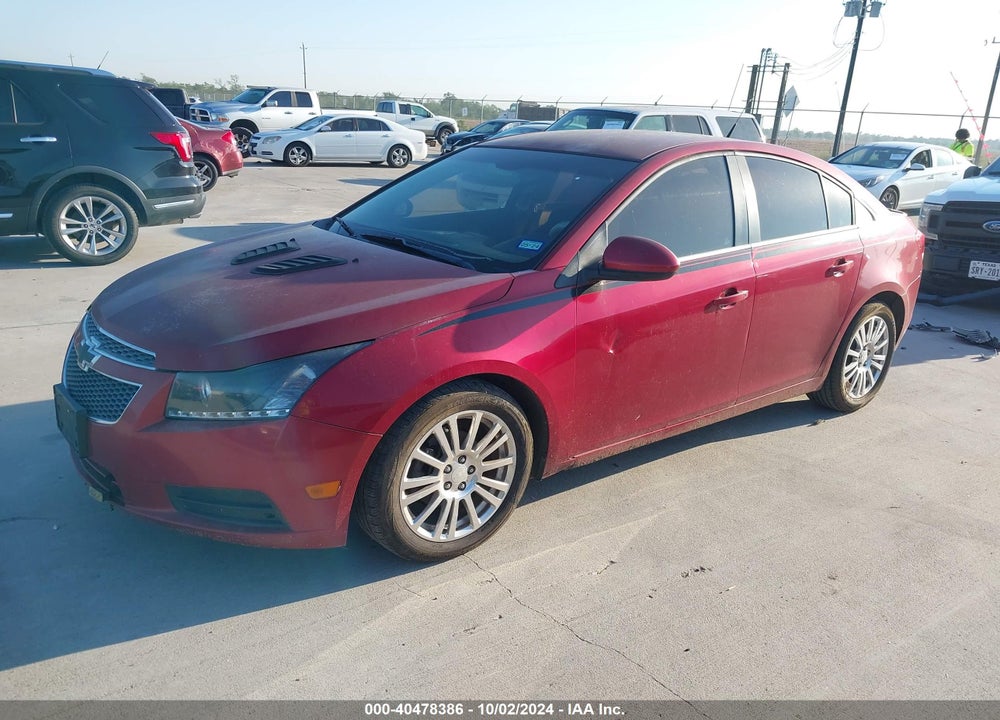2013 CHEVROLET CRUZE ECO MANUAL VIN: 1G1PJ5SB4D7201333