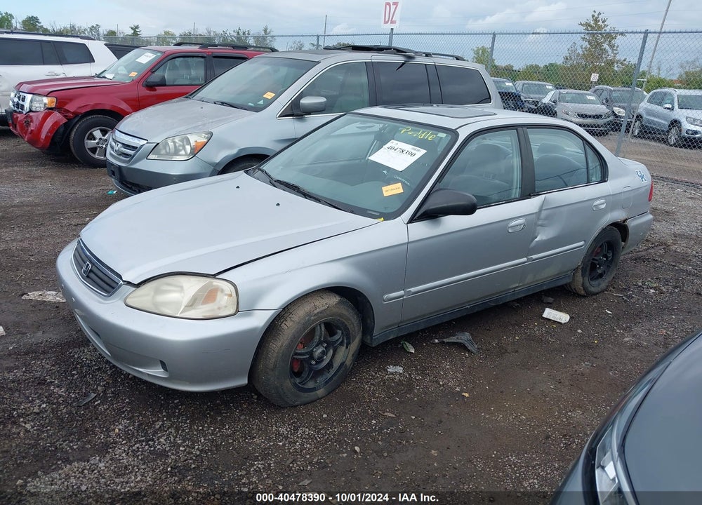 1999 HONDA CIVIC VALUE PACKAGE VIN: 2HGEJ6615XH527691