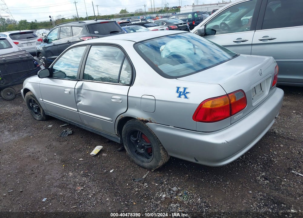 1999 HONDA CIVIC VALUE PACKAGE VIN: 2HGEJ6615XH527691