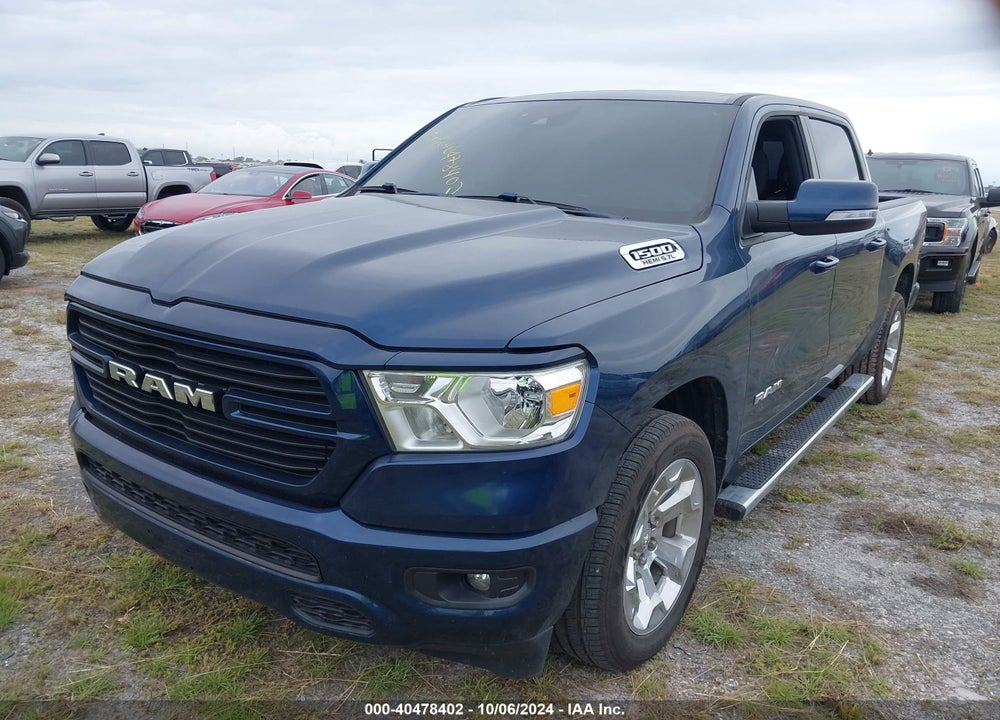 2021 RAM 1500 BIG HORN 4X2 5'7 BOX VIN: 1C6RREFT4MN608650