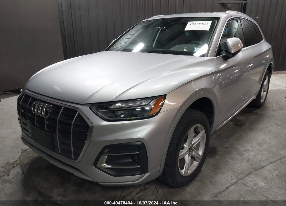 2022 AUDI Q5 PREMIUM 40 TFSI QUATTRO S TRONIC VIN: WA1ABAFYXN2085033