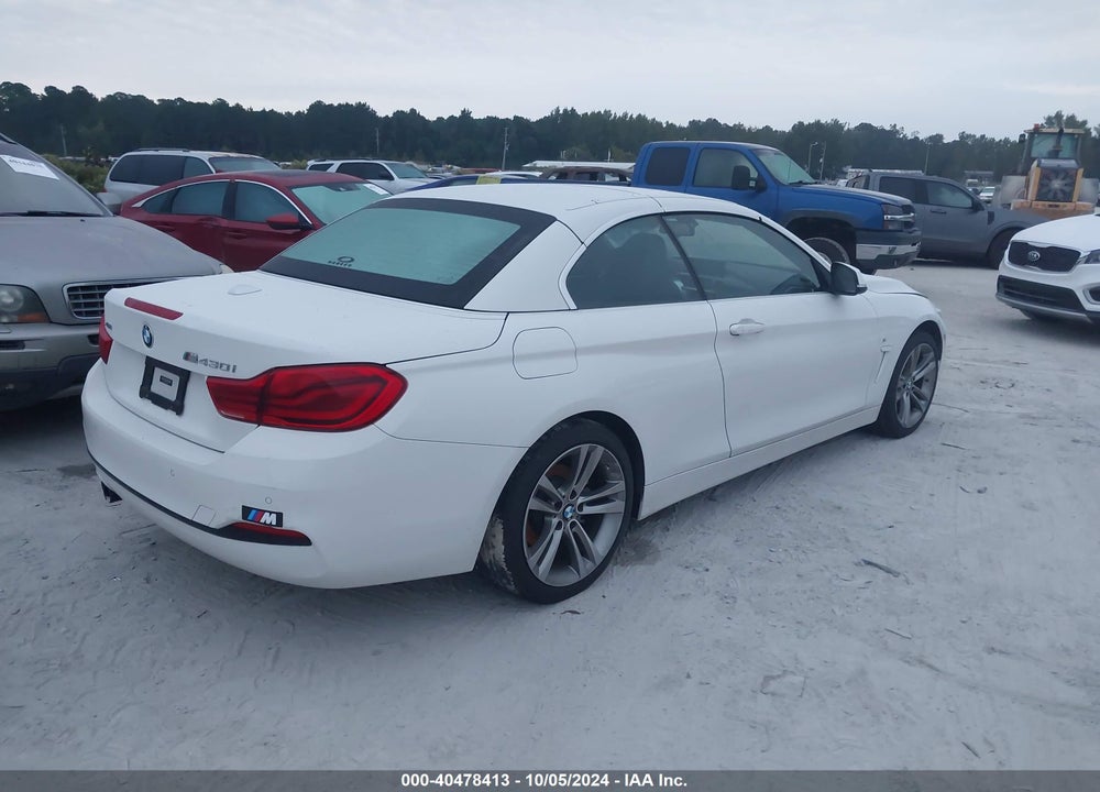2018 BMW 430I XDRIVE VIN: WBA4Z3C52JEC48366