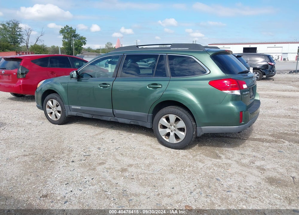 2012 SUBARU OUTBACK 2.5I PREMIUM VIN: 4S4BRCCCXC3296164