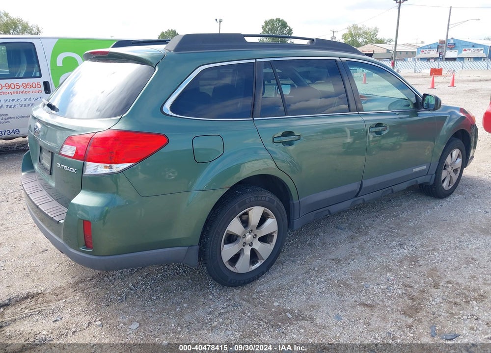 2012 SUBARU OUTBACK 2.5I PREMIUM VIN: 4S4BRCCCXC3296164