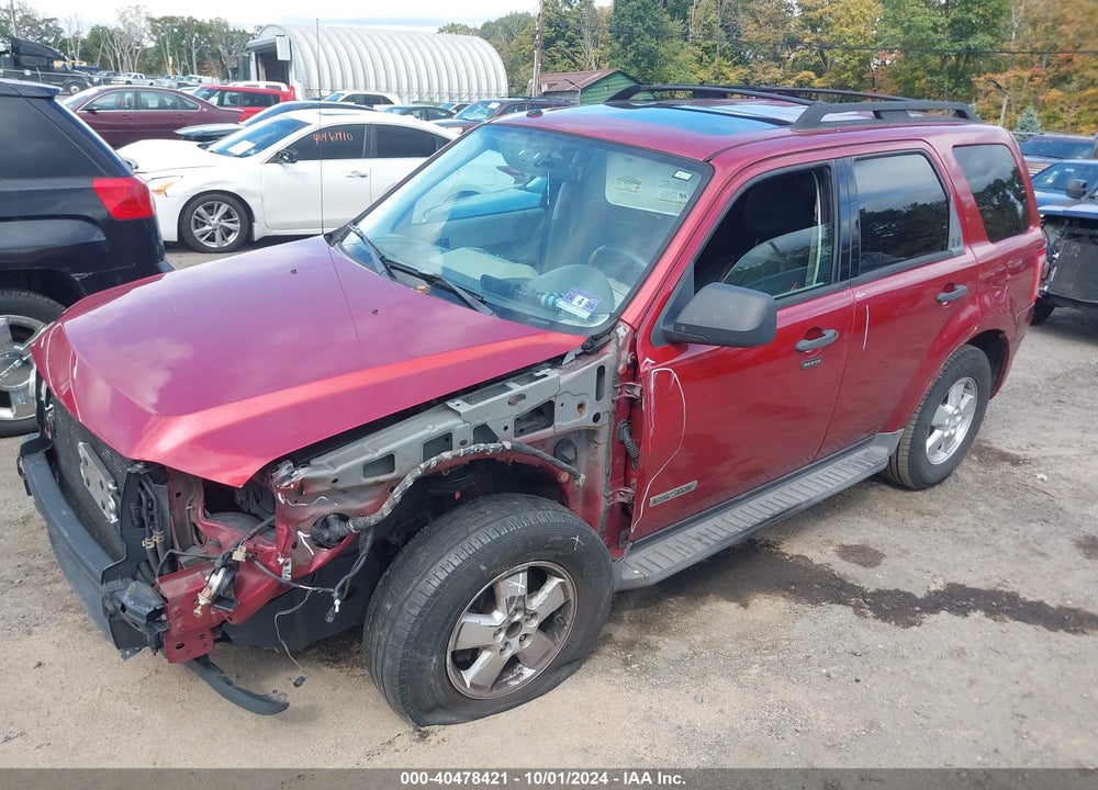 2008 FORD ESCAPE XLT VIN: 1FMCU93Z38KE01120
