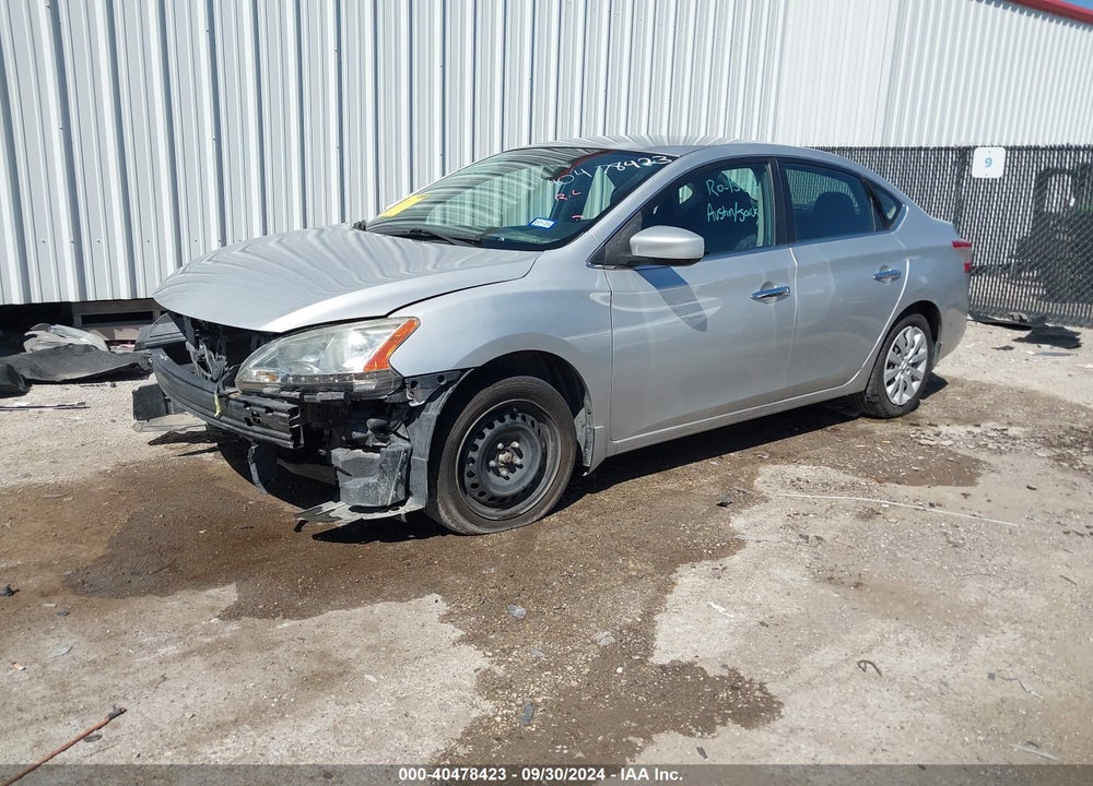 2013 NISSAN SENTRA SV VIN: 1N4AB7AP6DN907370