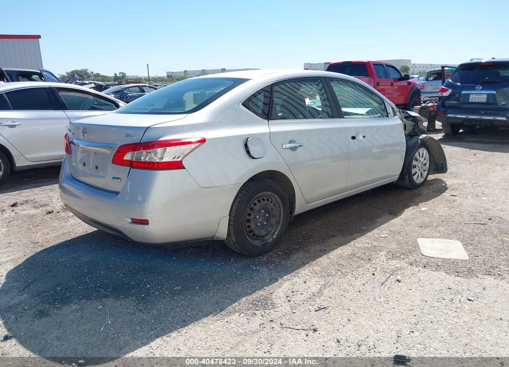 2013 NISSAN SENTRA SV VIN: 1N4AB7AP6DN907370