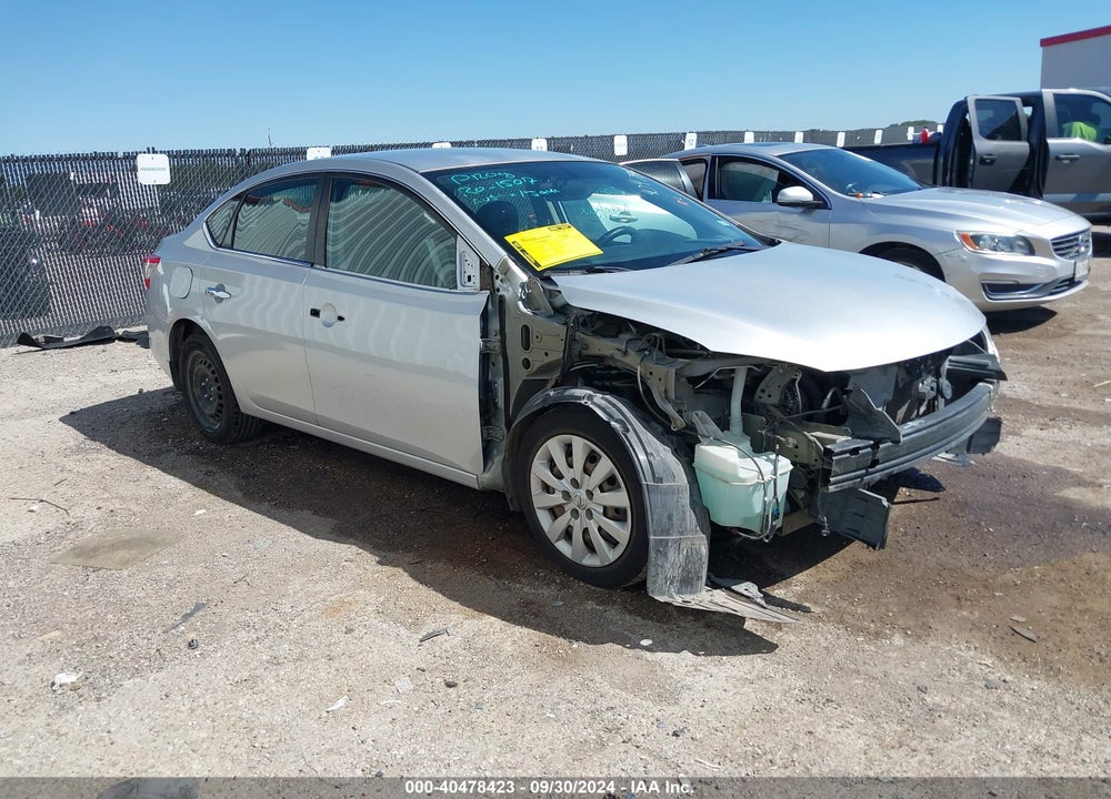 2013 NISSAN SENTRA SV VIN: 1N4AB7AP6DN907370