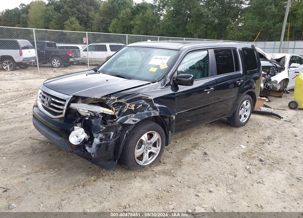 2013 HONDA PILOT EX-L VIN: 5FNYF3H54DB042486