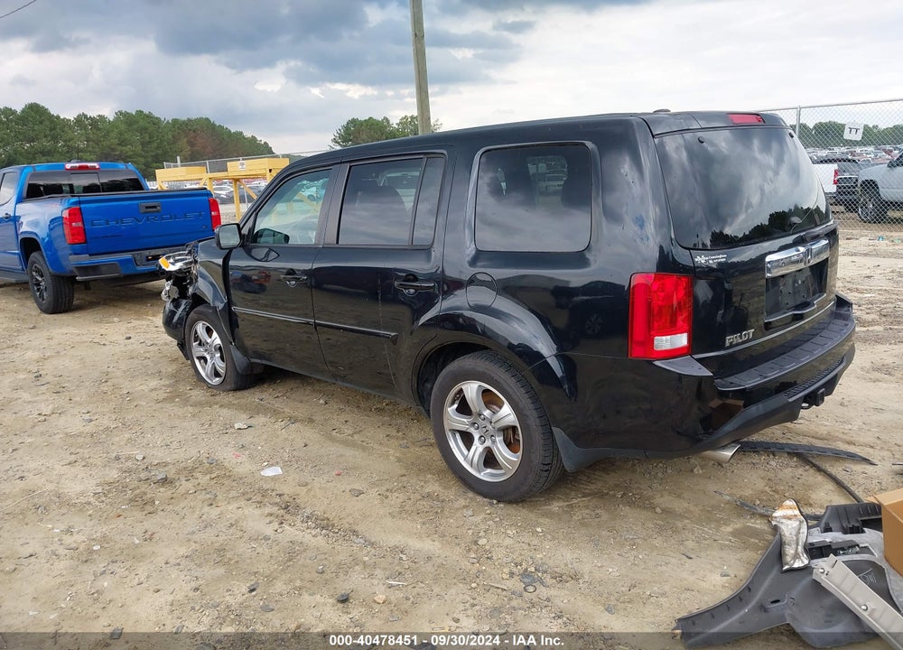 2013 HONDA PILOT EX-L VIN: 5FNYF3H54DB042486