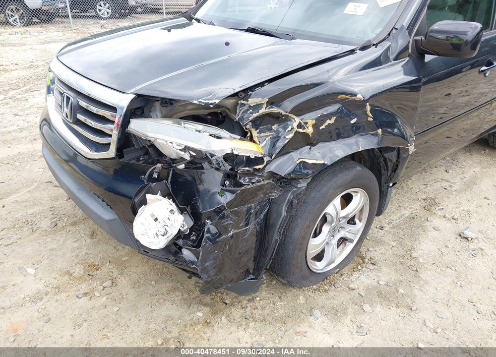 2013 HONDA PILOT EX-L VIN: 5FNYF3H54DB042486