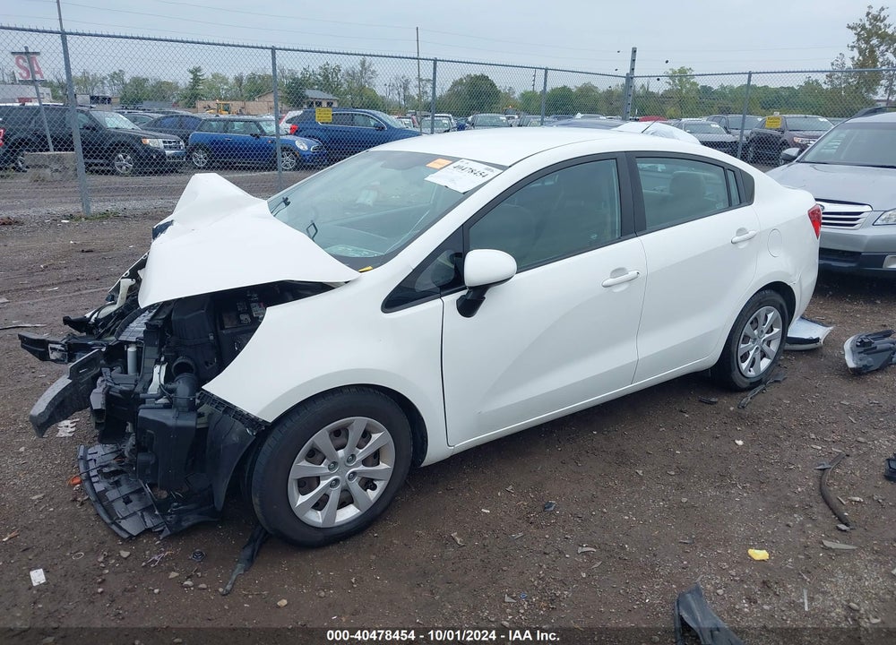 2015 KIA RIO LX VIN: KNADM4A37F6491238