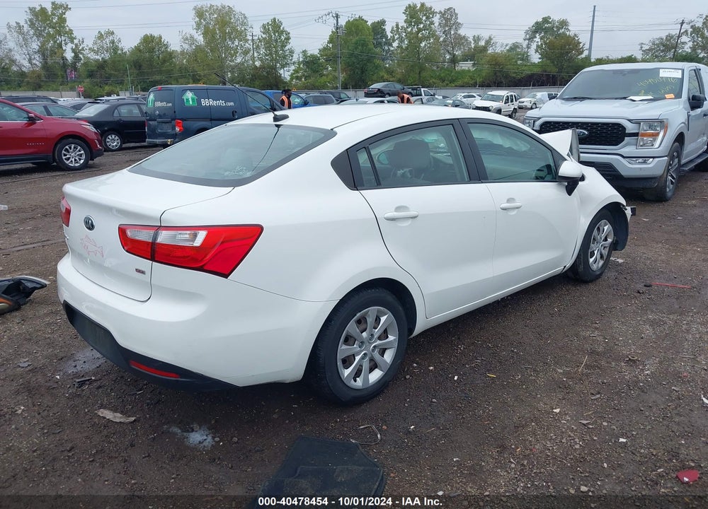 2015 KIA RIO LX VIN: KNADM4A37F6491238