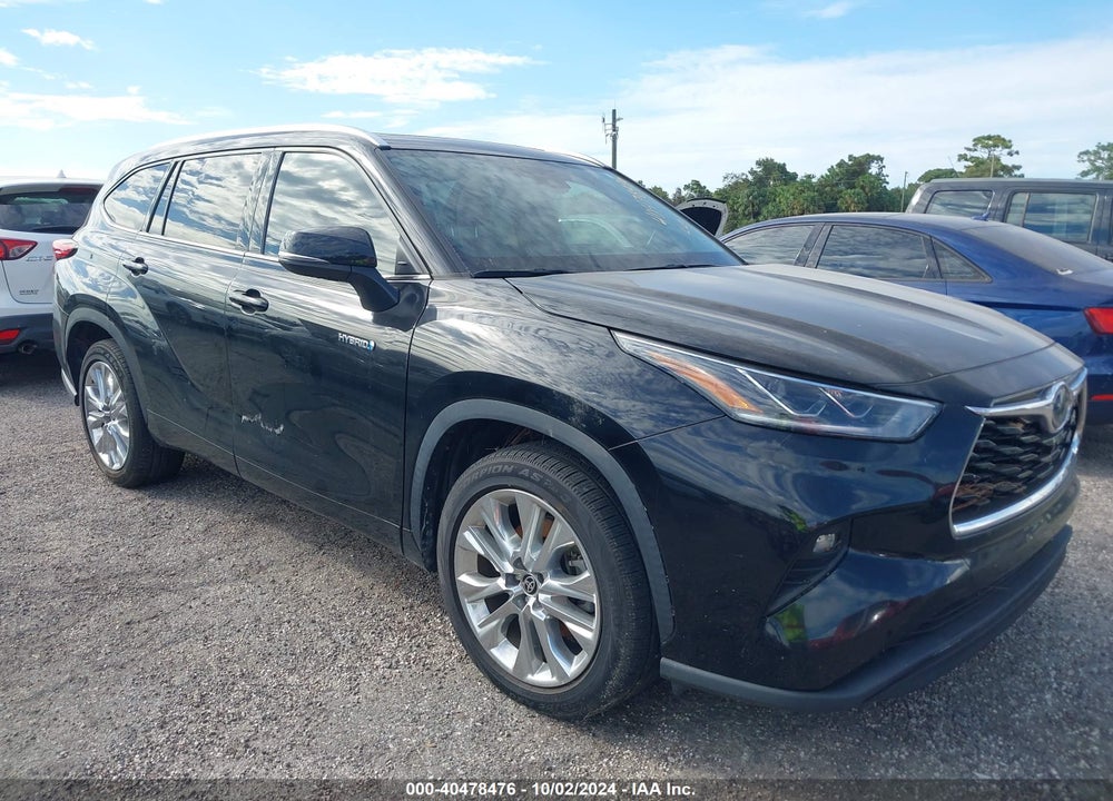2021 TOYOTA HIGHLANDER HYBRID LIMITED VIN: 5TDYARAH8MS011596
