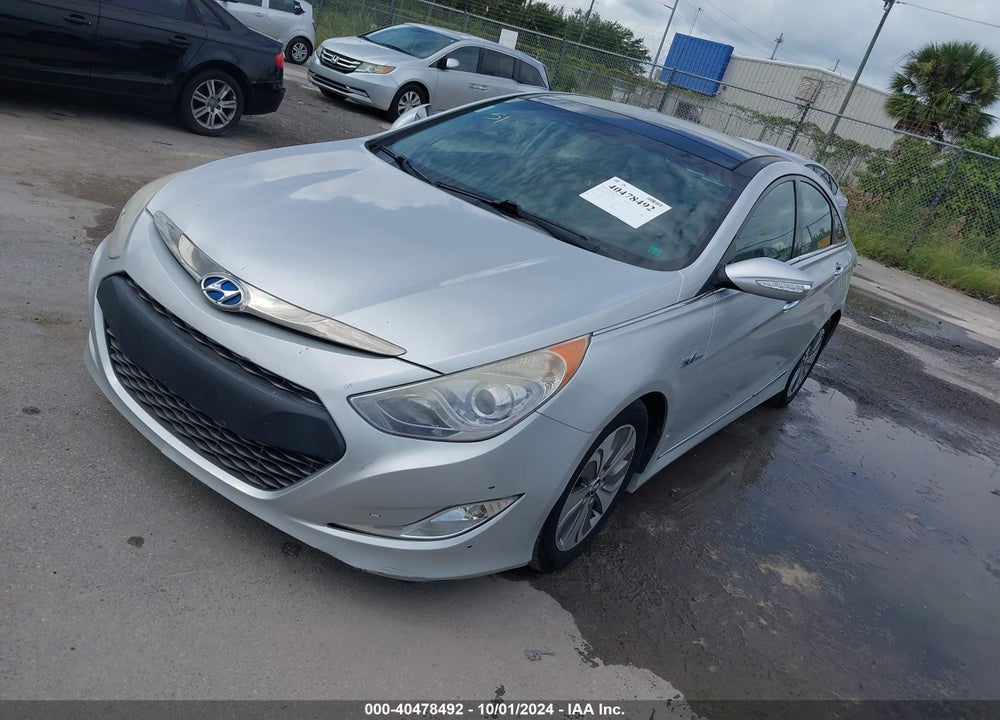 2015 HYUNDAI SONATA HYBRID LIMITED VIN: KMHEC4A46FA120079