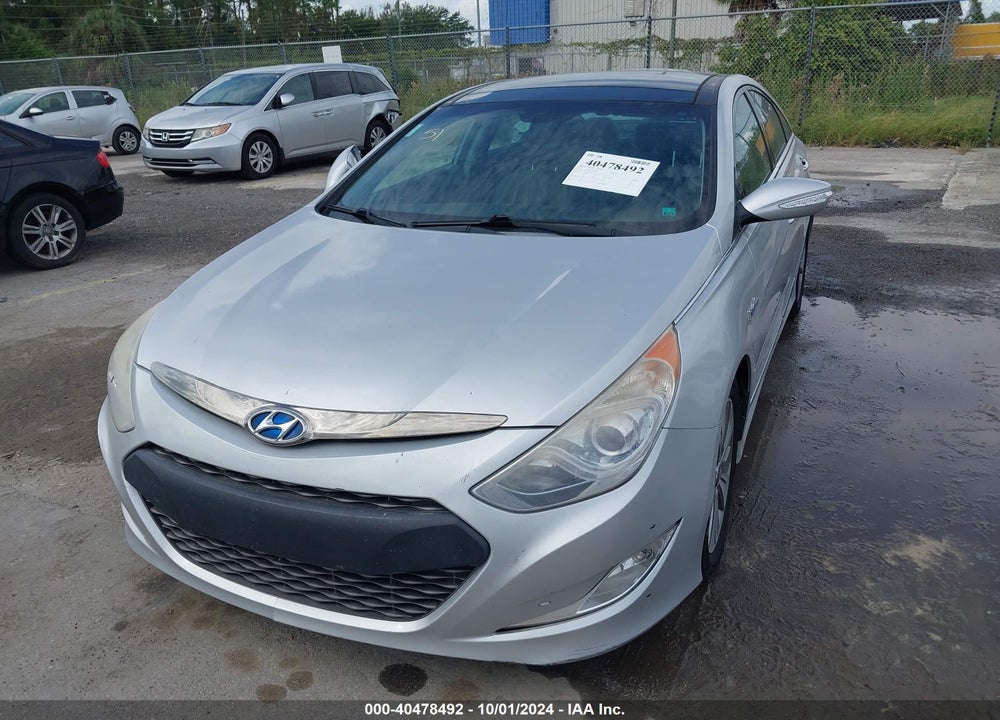 2015 HYUNDAI SONATA HYBRID LIMITED VIN: KMHEC4A46FA120079