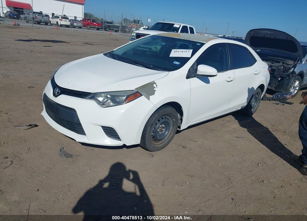 2014 TOYOTA COROLLA LE VIN: 5YFBURHE5EP164794