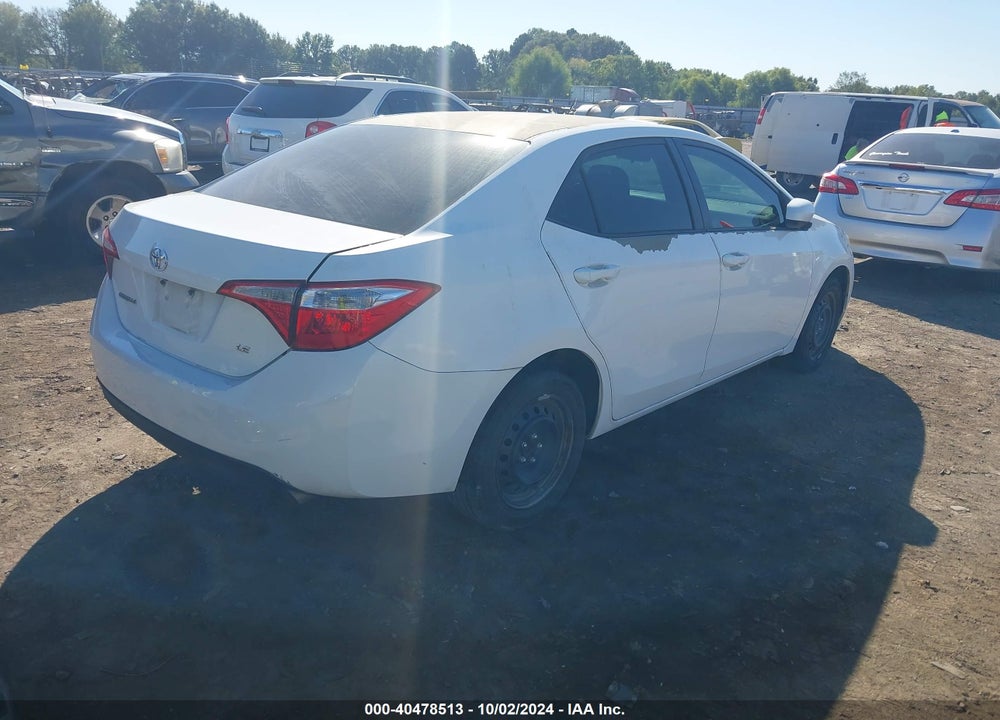 2014 TOYOTA COROLLA LE VIN: 5YFBURHE5EP164794