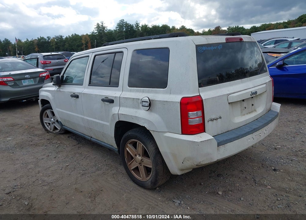 2008 JEEP PATRIOT SPORT VIN: 1J8FF28W08D620731