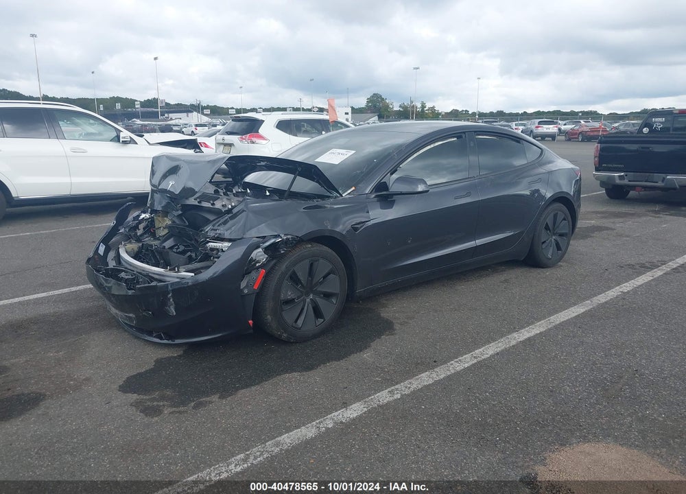 2024 TESLA MODEL 3 REAR-WHEEL DRIVE VIN: 5YJ3E1EA4RF717652
