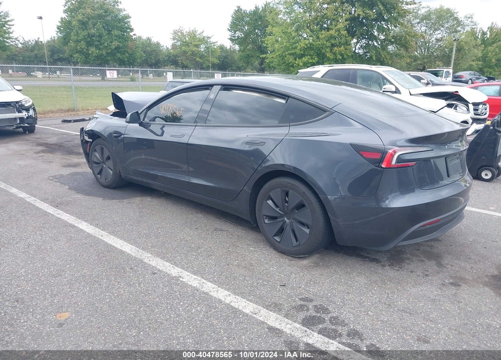 2024 TESLA MODEL 3 REAR-WHEEL DRIVE VIN: 5YJ3E1EA4RF717652