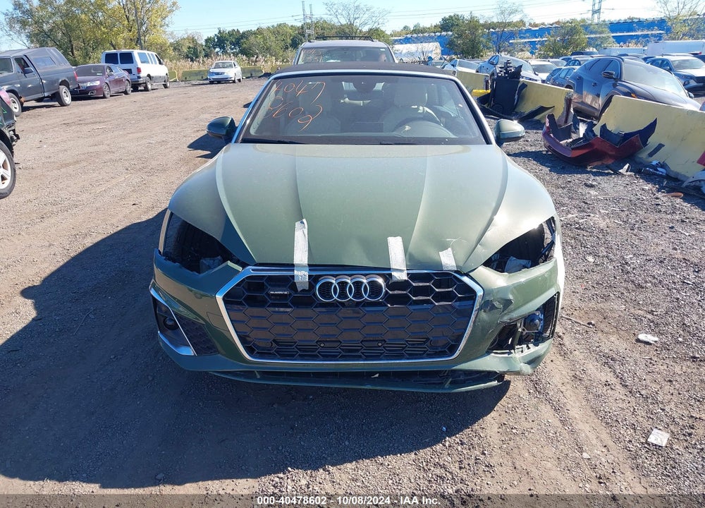 2024 AUDI A5 CABRIOLET PREMIUM PLUS 45 TFSI S LINE QUATTRO S TRONIC VIN: WAU4AGF5XRN009067