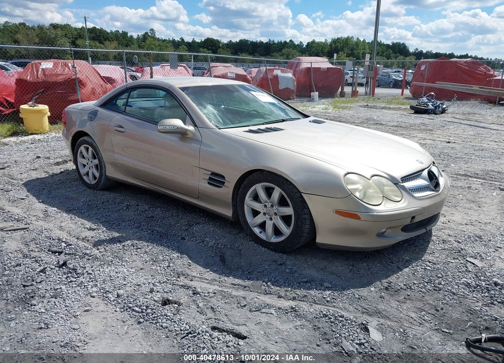 2003 MERCEDES-BENZ SL 500 VIN: WDBSK75F23F016645