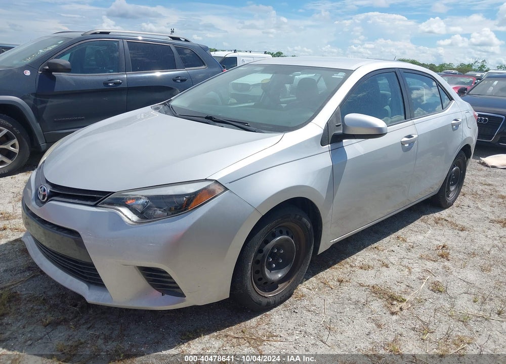 2015 TOYOTA COROLLA LE VIN: 5YFBURHE1FP343660