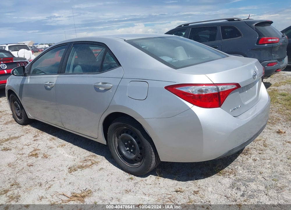 2015 TOYOTA COROLLA LE VIN: 5YFBURHE1FP343660