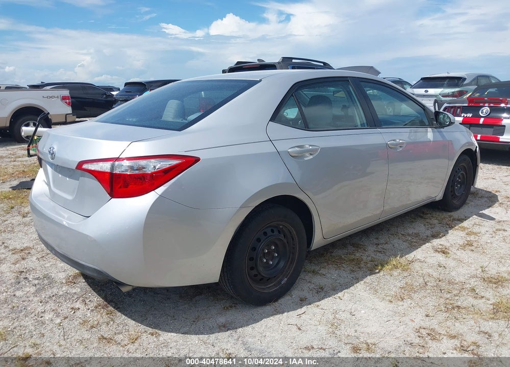 2015 TOYOTA COROLLA LE VIN: 5YFBURHE1FP343660