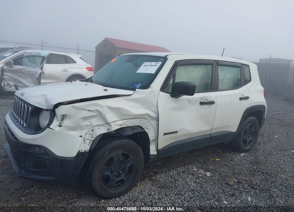 2018 JEEP RENEGADE SPORT 4X4 VIN: ZACCJBAB0JPH66991