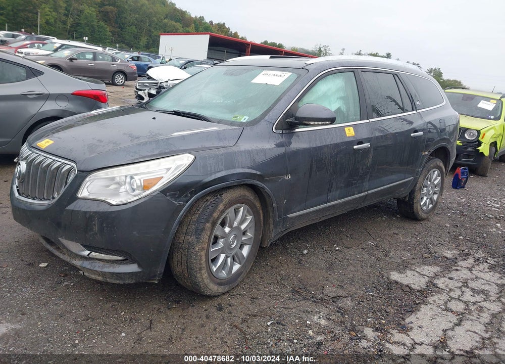2014 BUICK ENCLAVE LEATHER VIN: 5GAKVBKD6EJ175216