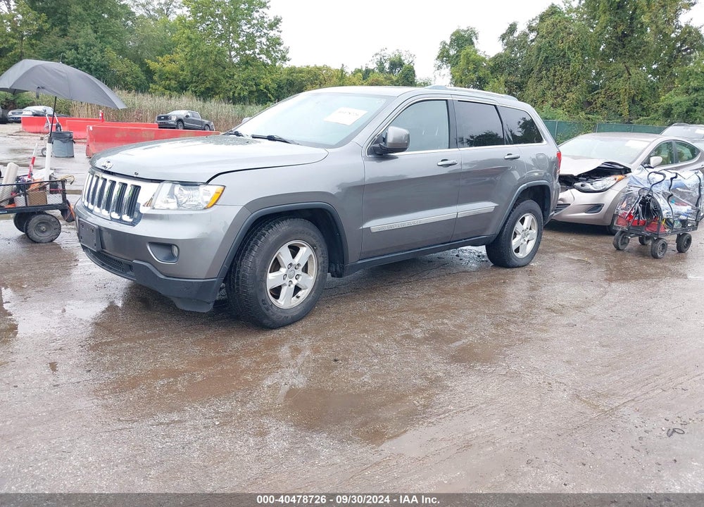 2012 JEEP GRAND CHEROKEE LAREDO VIN: 1C4RJFAG1CC214257